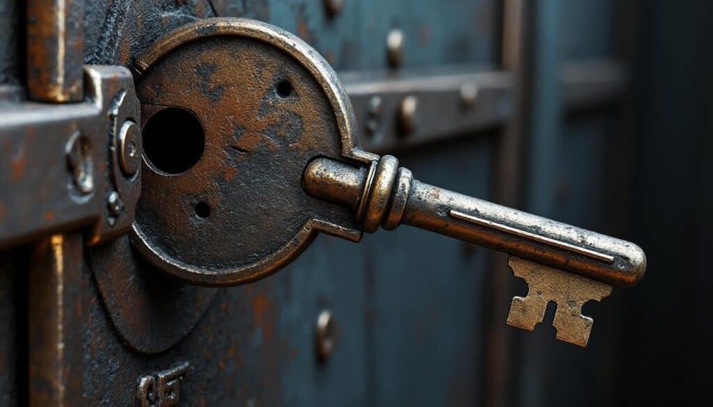 découvrez comment une clé cassée dans le mécanisme peut être la principale cause d'une porte blindée bloquée et apprenez les solutions pour débloquer rapidement.