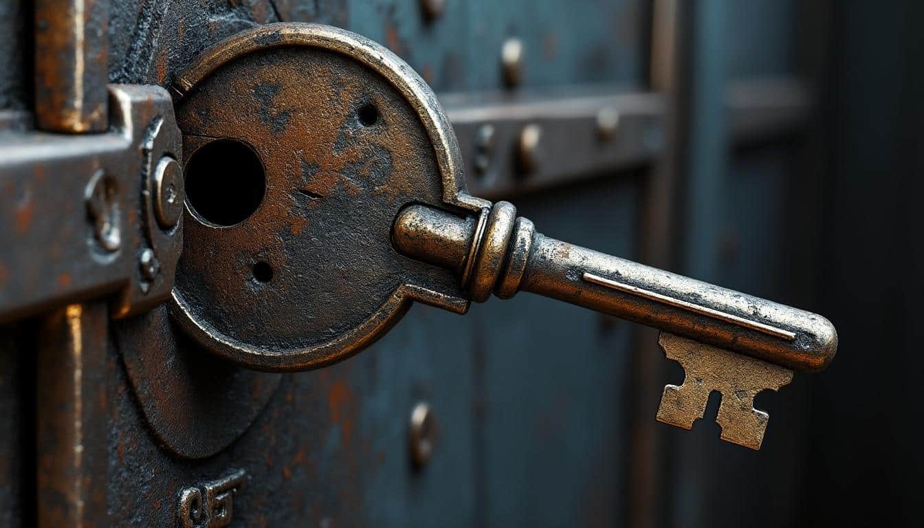 découvrez comment une clé cassée dans le mécanisme peut être la principale cause d'une porte blindée bloquée et apprenez les solutions pour débloquer rapidement.