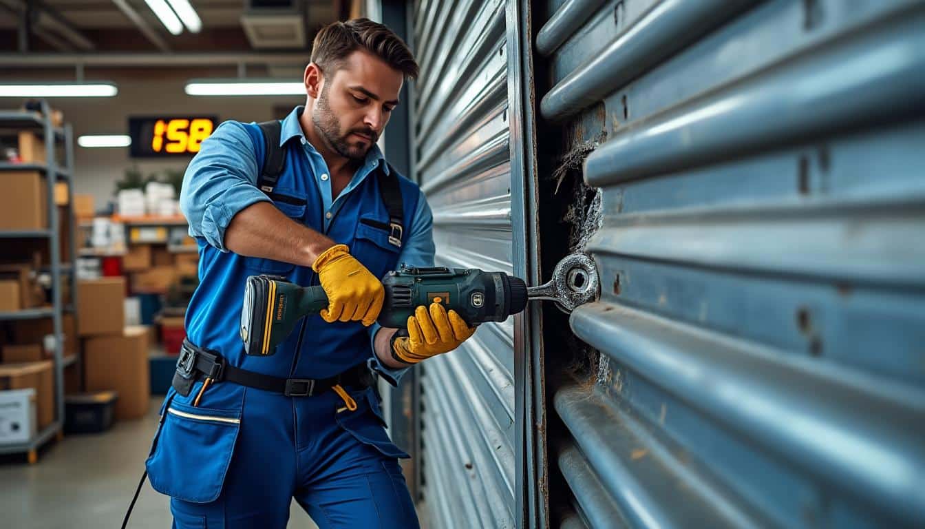 découvrez comment éviter la perte d'exploitation de votre commerce grâce à une réparation rapide de rideau métallique en moins de 2 heures, pour assurer la sécurité et la continuité de votre activité.