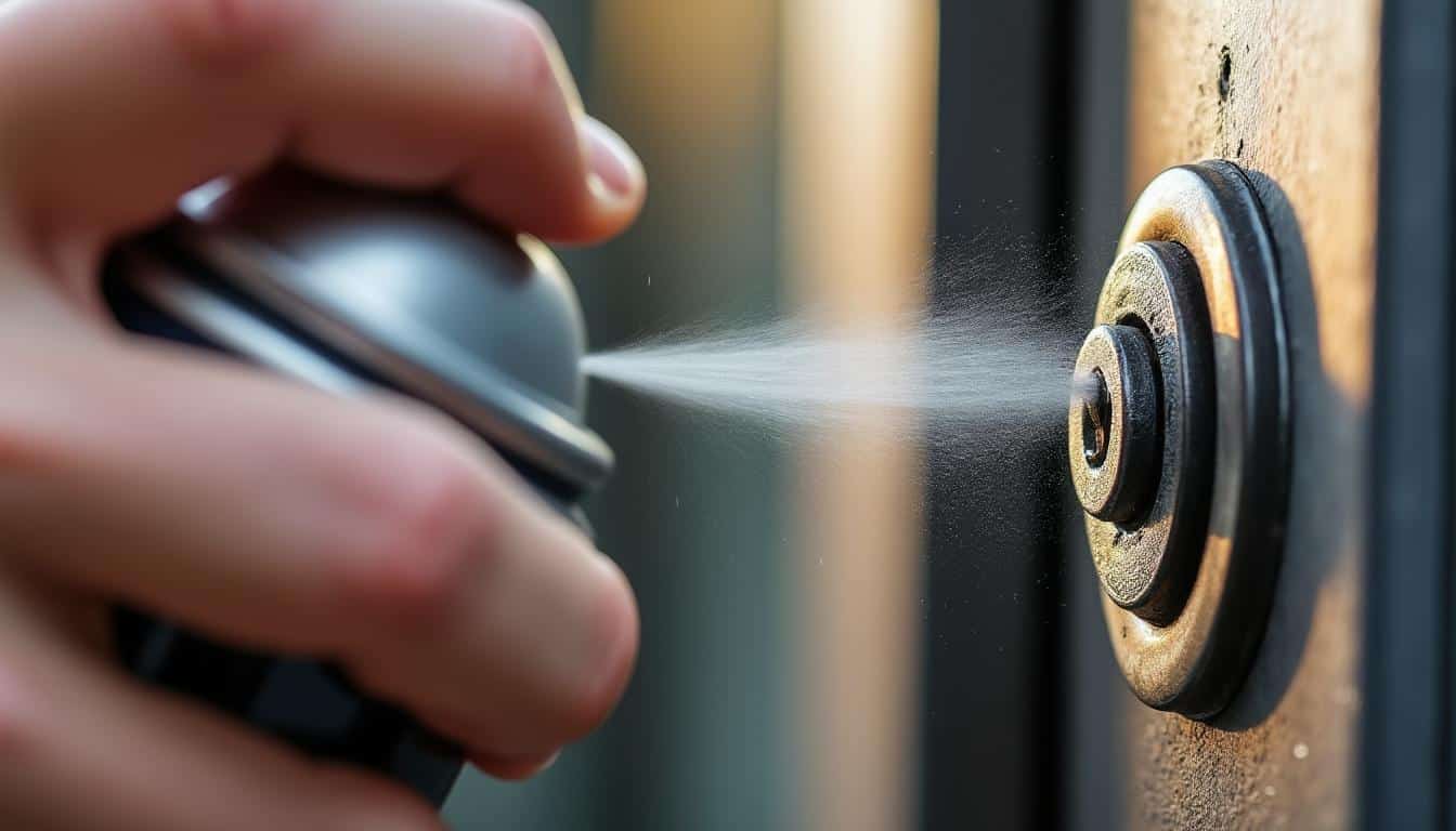 découvrez pourquoi l'utilisation régulière d'un dégrippant au graphite est essentielle pour assurer un entretien optimal de vos serrures et prévenir les blocages.